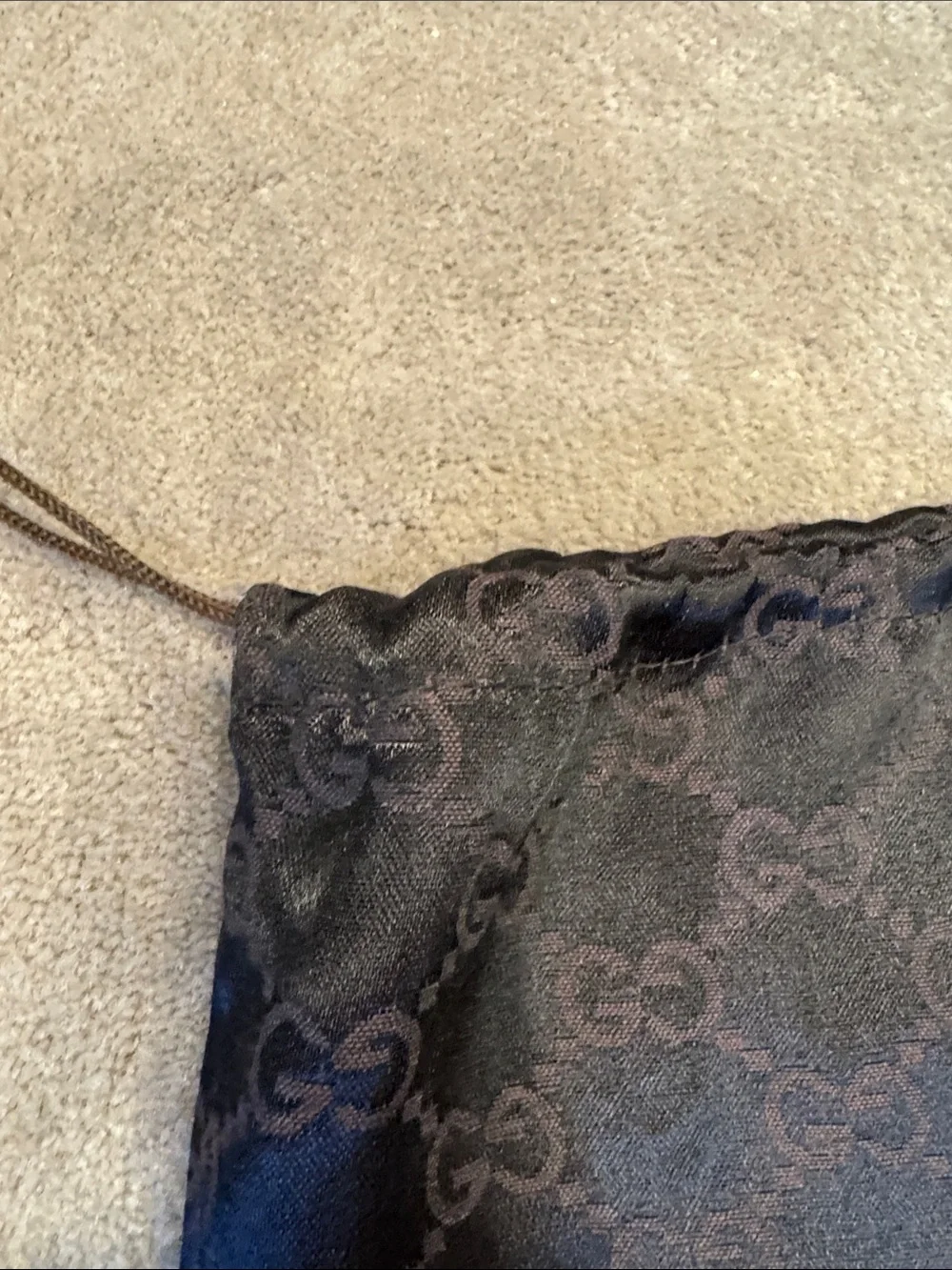 Gucci GG Brown Monogram dustbag